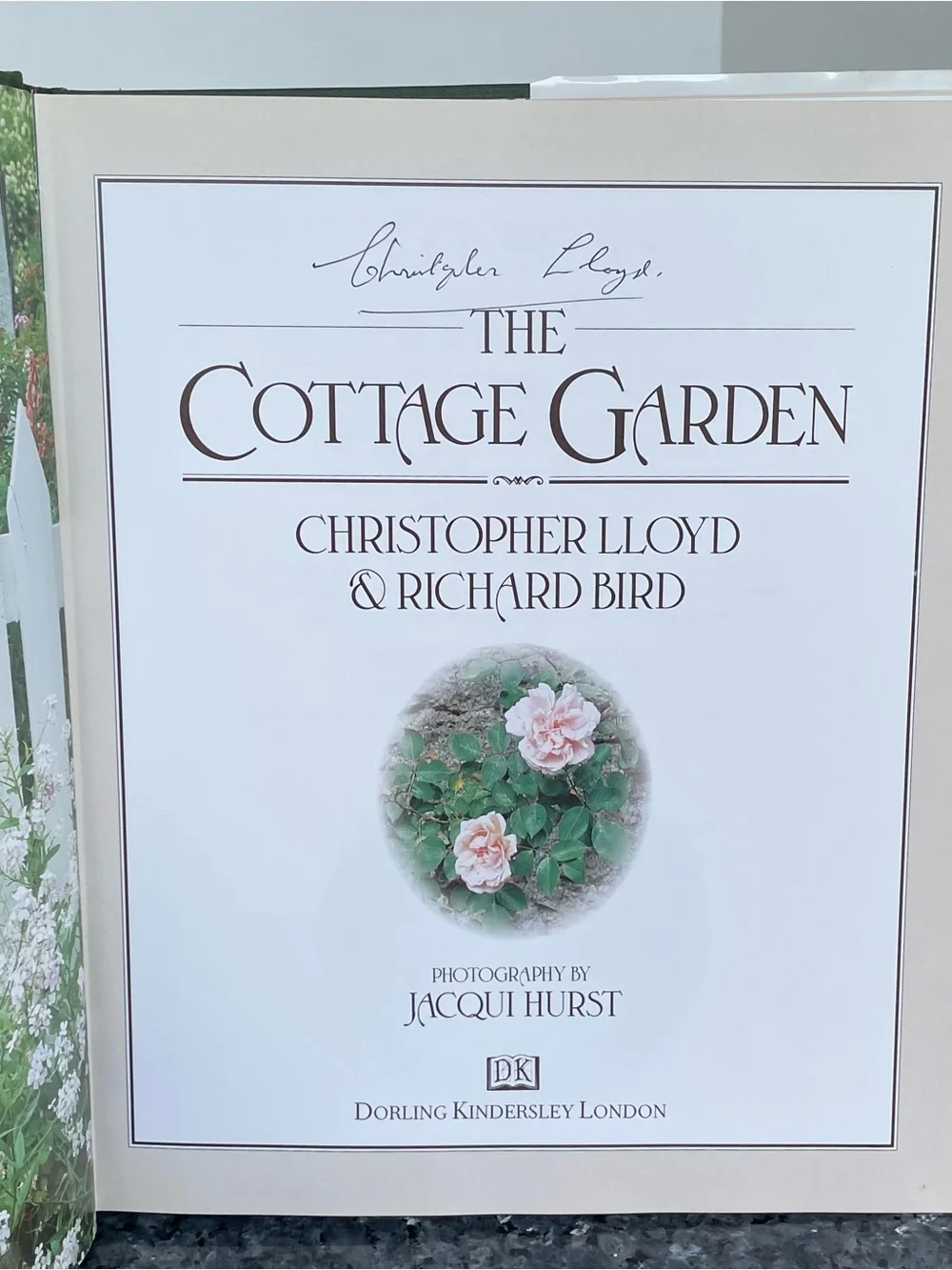 The Cottage Garden By Christopher Lloyd & Richard Bird, Hard Cover Book